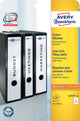 Etichette per dorso di cartelle avery ultra l4759-25 bianco 75 pezzi opaco