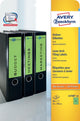 Etichette per cartelle avery zweckform l4767-20 verde opaco