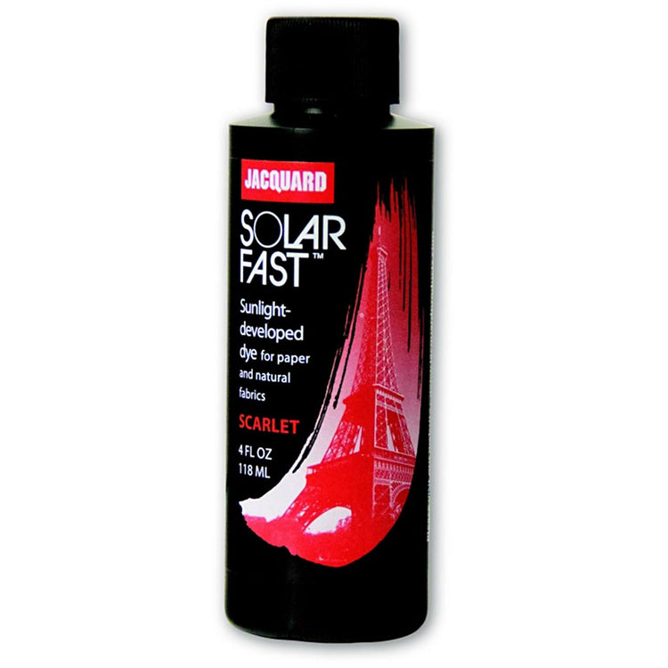 Jacquard Solarfast - Light -Sensitive Colortant, Scarlet Red (103), 118 ml 1 bottiglia