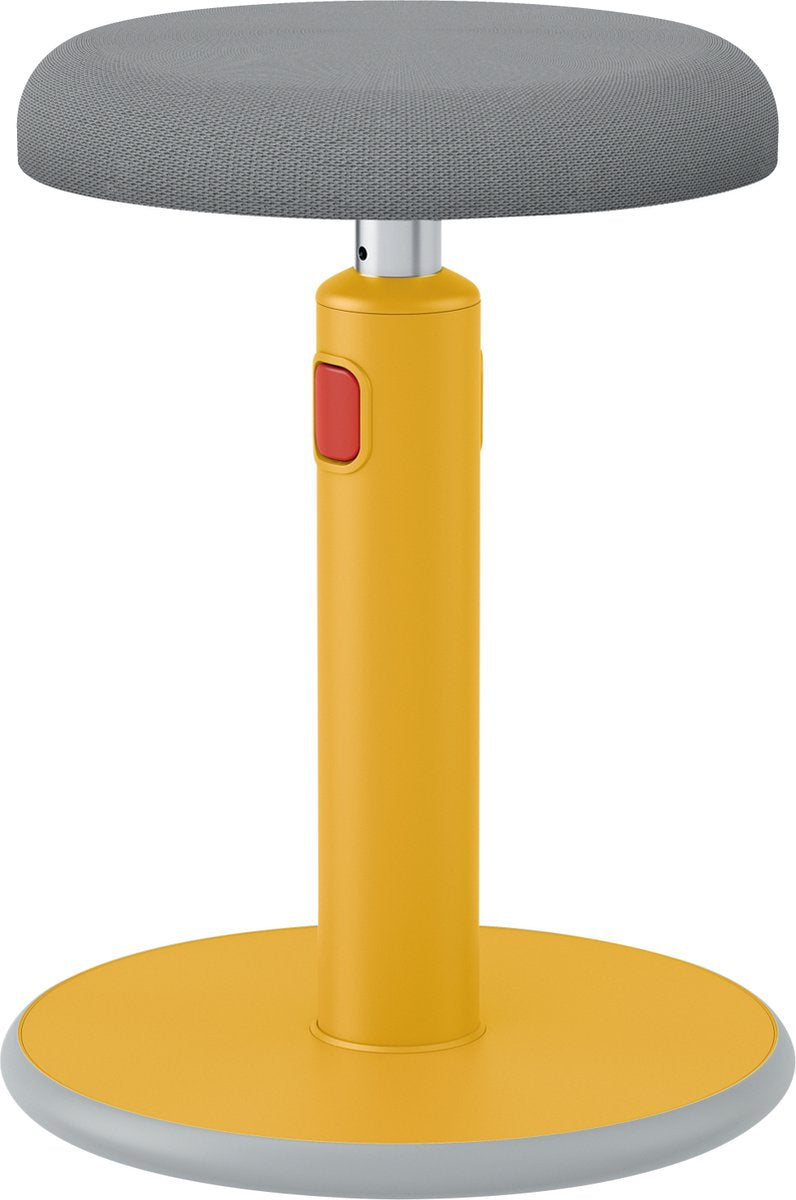 Sgabello Leitz Ergo Cosy Active ergonomico sit-stand - ideale per l'home office - giallo caldo