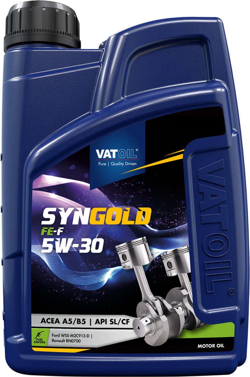 Aceite de motor vatoil syngold fe-f 5w-30 1 litro
