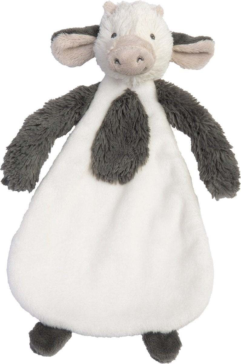 Feliz caballo vaca casper tela de abrazo - gris blanco - regalo de bebé