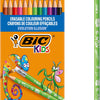 Bic kids evolution uitgumbare kleurpotloden, 12st.