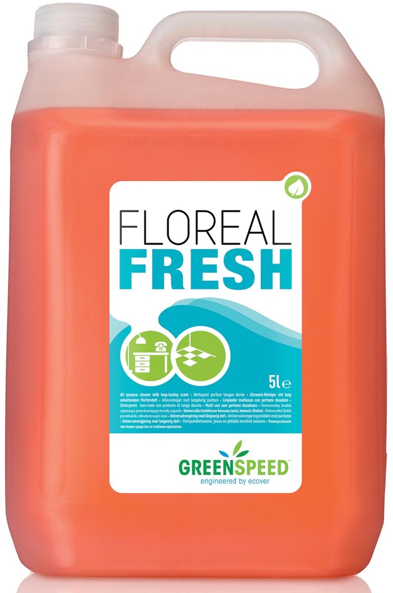 Detergente multiuso Greenspeed Floral profumo floreale fresco 5l