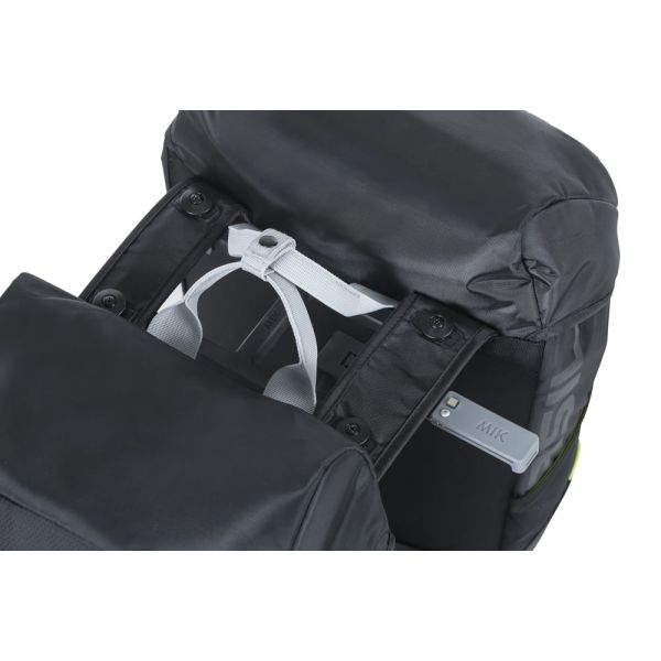 Basil Basil Double Bicycle Borsa miglia 34 litri 13 x 26 x 35 cm (2x) lime nero