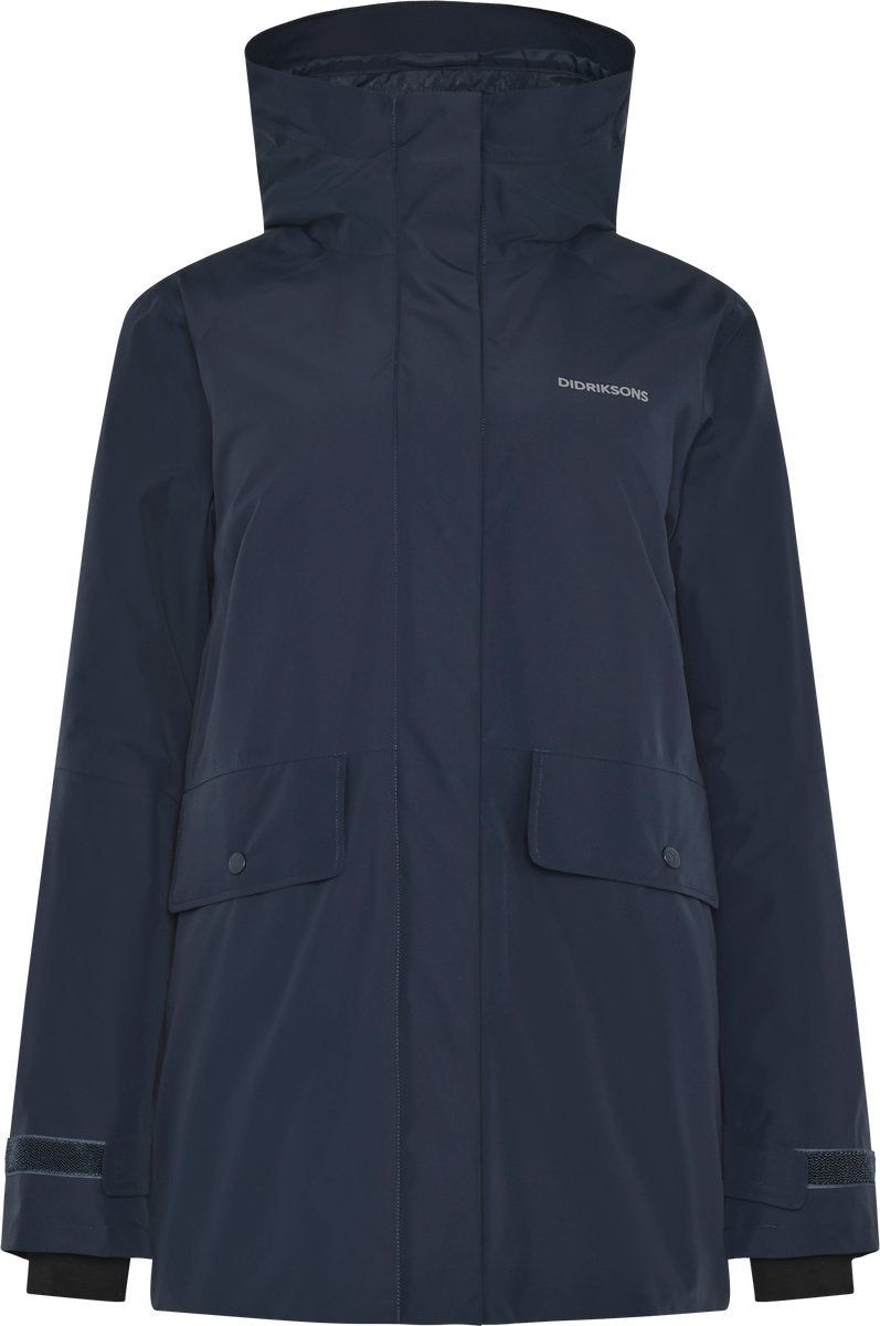 Giacca outdoor da donna Didriksons tuva wns parka - blu notte scuro