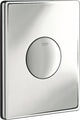 Placa mando inodoro grohe skate simple descarga vertical horizontal cromo
