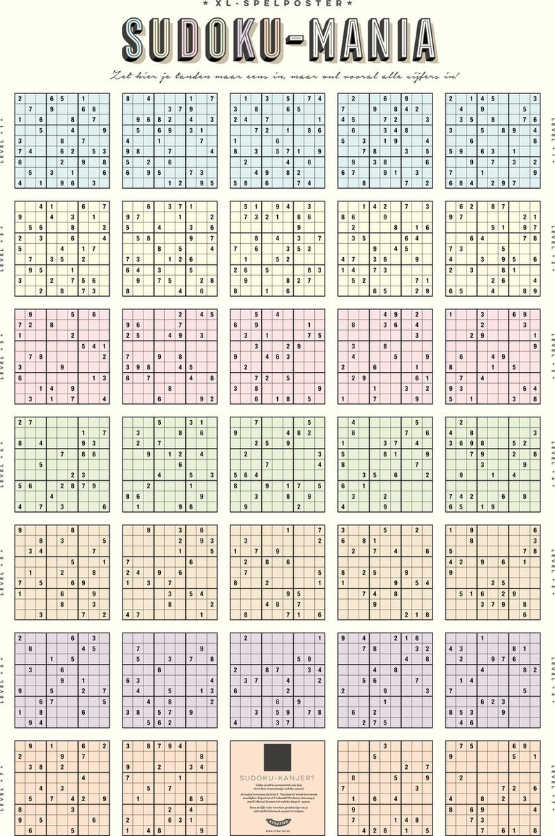 Póster del juego Stratier XL - Sudoku-mania