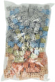 Albatros hengelsport koppelbare rasterblokjes natuurlijke kleuren - 300st.