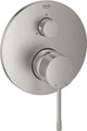 Grifo de ducha empotrado Grohe essence - pieza de superficie - 3 salidas - acero inoxidable
