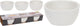Excellent houseware snackschaalset porselein 3-delig