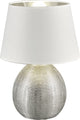 Rl vive tu luz realidad luxor - lámpara de mesa - plata - excl. 1x e27 4,9 w - interruptor de cable