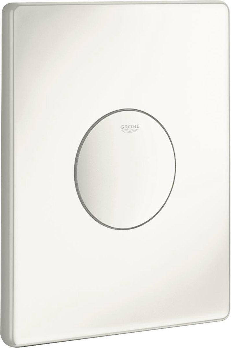 Placca comando wc Grohe skate sf verticale 156x197mm bianca