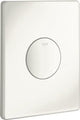 Placca comando wc Grohe skate sf verticale 156x197mm bianca