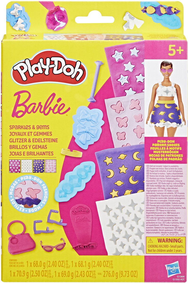 Barbie play-doh brilla e gemme