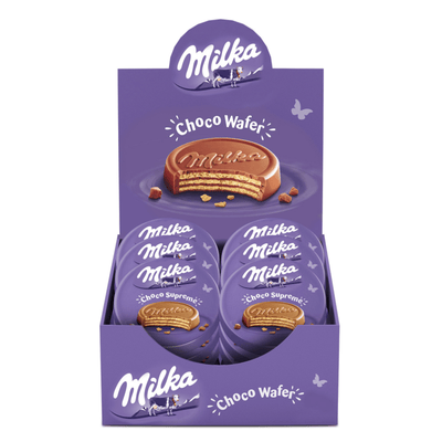 Wafer al cioccolato Milka singolo (30x 30gr)