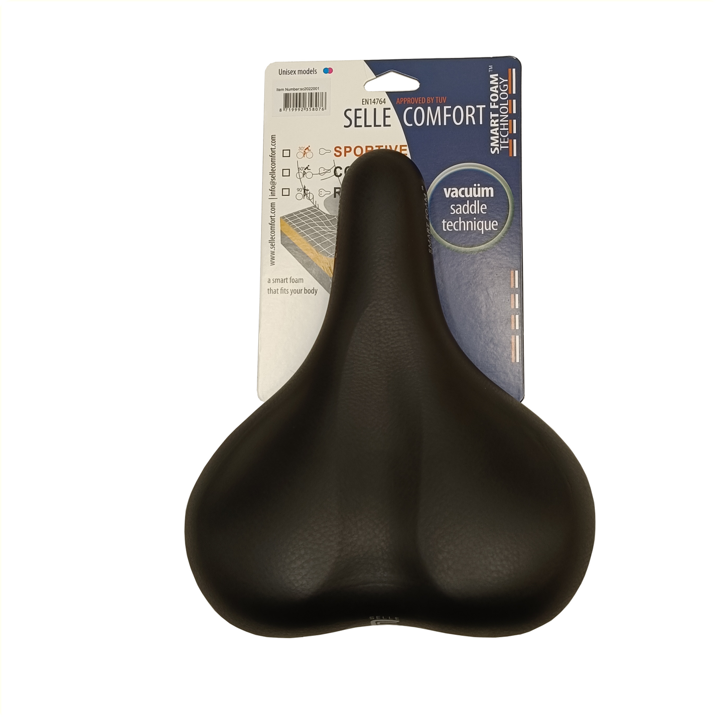 SELLE SELLA SELLA COMFOFT ACTUSTHE ATTIVO CON Smartfoam Technology, senza imbracatura (pacchetto sospeso)