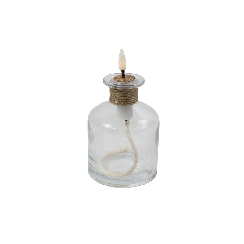 Lampada a olio Countryfield LED alta Lyon trasparente ø8xh14,5cm
