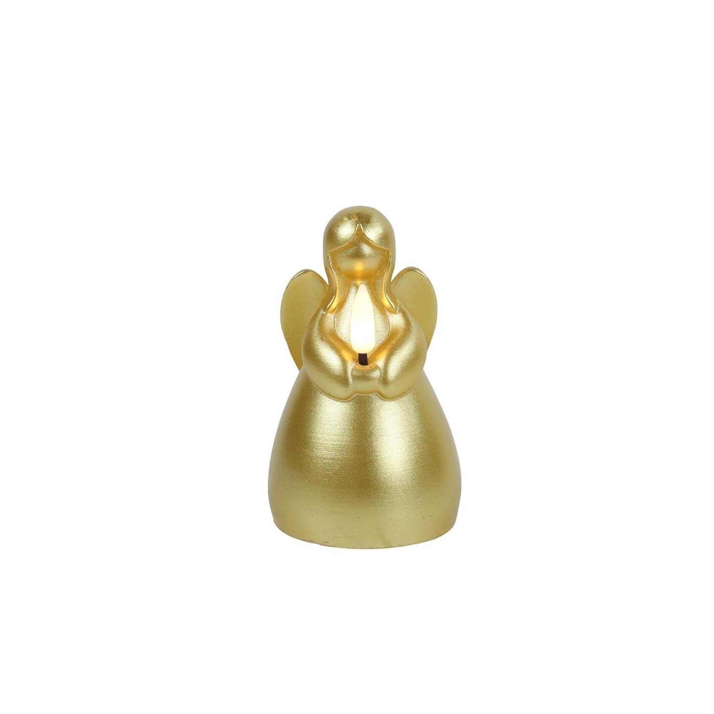 Countryfield led kaars engel s goud 7x7x11,5cm