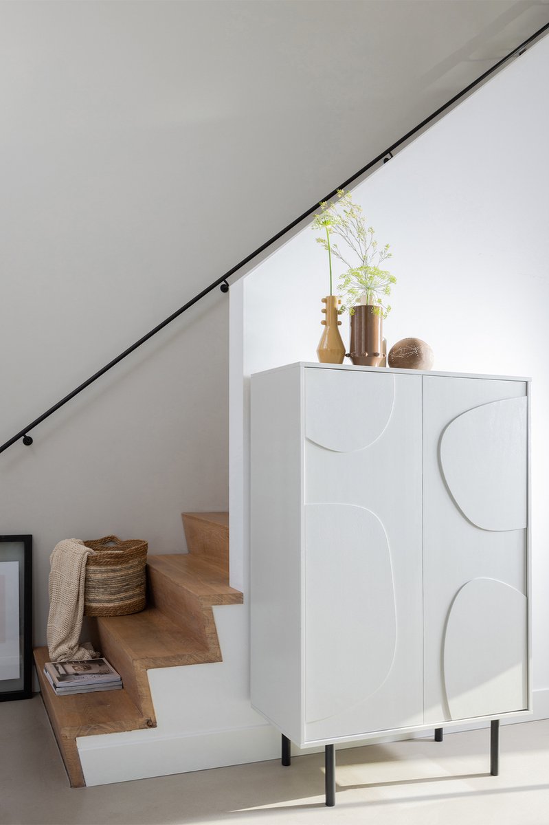 Credenza Wood Cadiz - Pino - Nebbia - 135x85x40