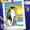 Ravensburger Creart Pintura en Número Familia Penguin