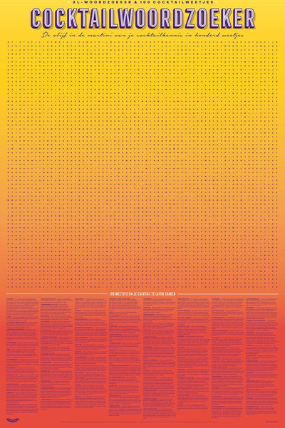 Póster del juego Stratier XL - Búsqueda de palabras en cóctel - 100 hechos
