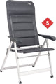 Crespo - sedia reclinabile - s - al 235 - deluxe - grigio scuro