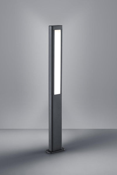 Trio rhine - iluminación de poste - antracita - incl. 2x smd 5,5w - iluminación exterior - ip54