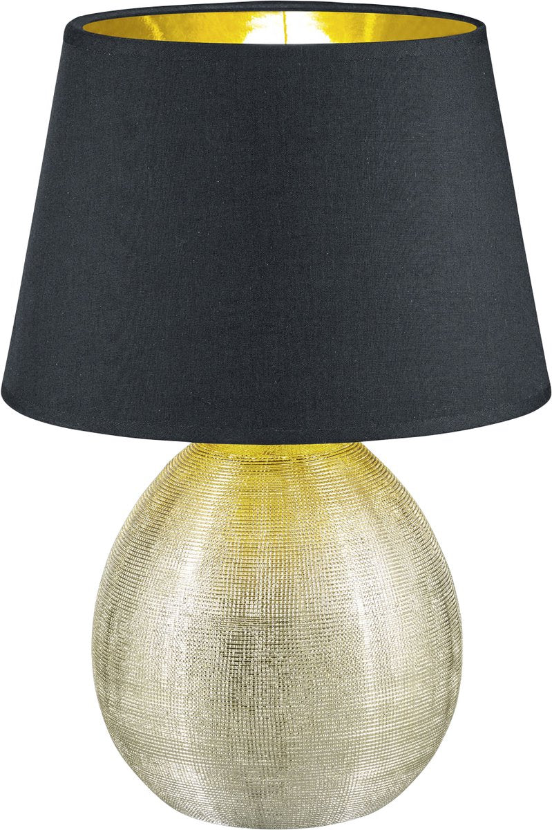 Rl vive tu luz realidad luxor - lámpara de mesa - oro - excl. 1x e27 4,9 w - interruptor de cable