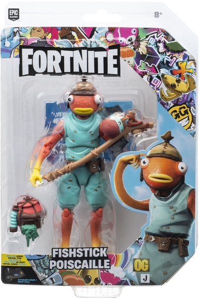 Jazwares fortnite - 1 figure pack (legendary series) fish stick
