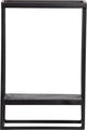 Appendiabiti da giardino Wood febe verticale - metallo - nero - 60x40x20