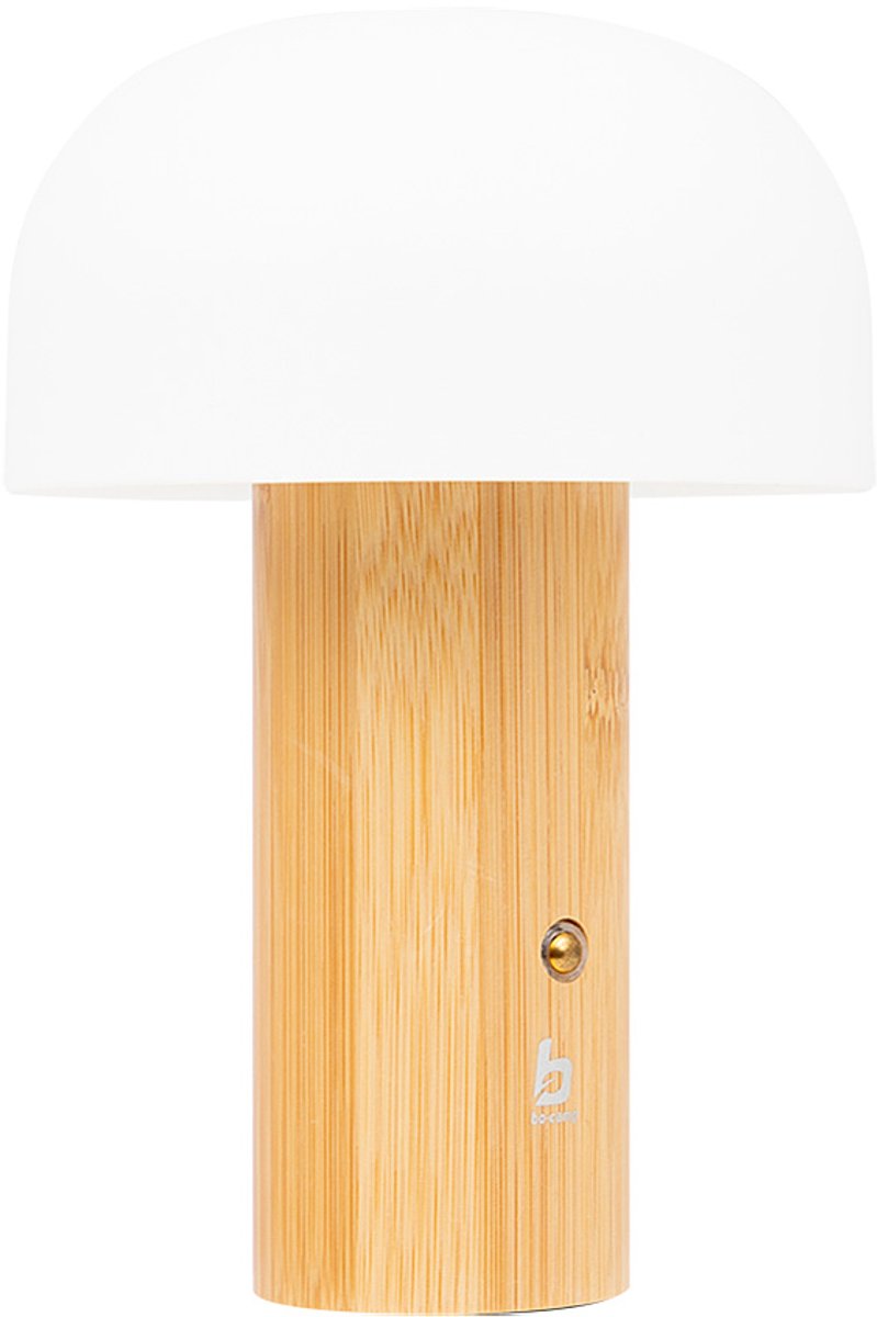 Bo-camp - colección urbana para exteriores - lámpara de mesa - nasstington - bambú - recargable - 180 lúmenes