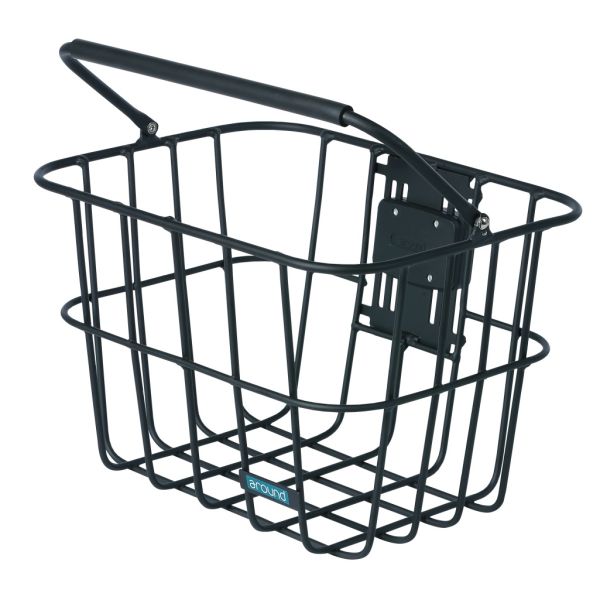 Around bicycle basket ACE removable incl. Klick fix adapter - matt black