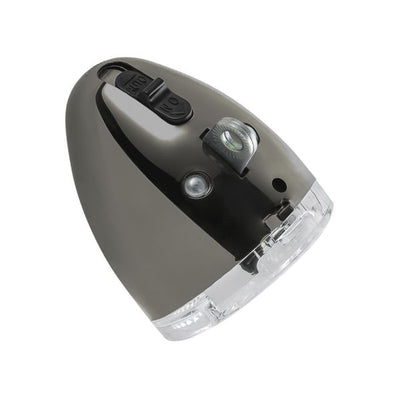 Axa luz delantera LED faro 606 coche on off hub 15 lux cromo oscuro 60cm blister