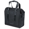Borsa Basil grande shopper per biciclette nera | ganci mik | 23 l