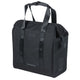Borsa Basil grande shopper per biciclette nera | ganci mik | 23 l