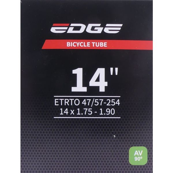 Binnenband de borde 14 x 1.75-1.90 47 52-254 AV-90 grados