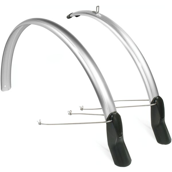 Eurofender Fender Set Scatto 28 x 51 mm in argento