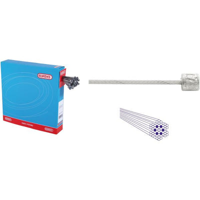 Interruptor cables interiores Elvedes 2250 mm de acero inoxidable Ø1.1 mm Shimano n Nipple Ø4.5 × 4.5 (100 piezas)