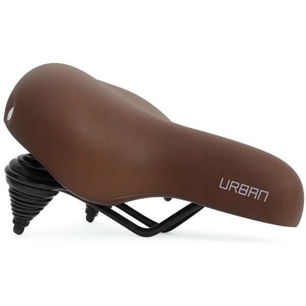 Bordo sella in bicicletta urbana marrone scuro (imballaggio del workshop)