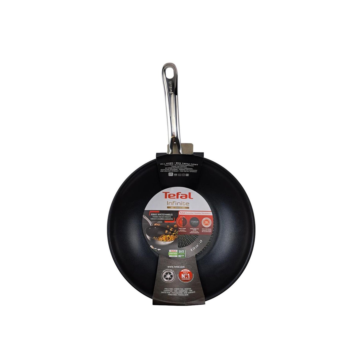Sartén wok infinita tefal ø28cm inducción