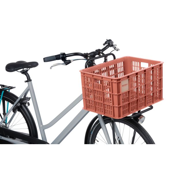 Basil Fietskrat L - Large - 40 litri - Rosso