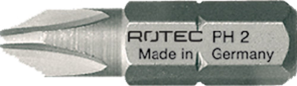 Punta a croce Rotec 1 4x25mm ph0 | 10 pezzi