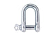 Grillo a D 6x6x13 zincato