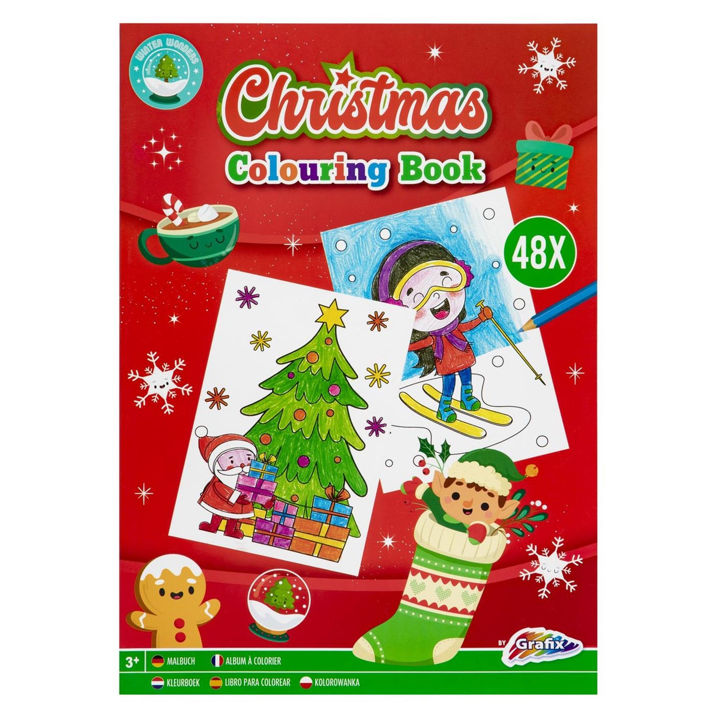Colorbook Christmas A4, 48 hojas