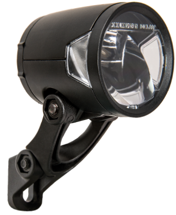 Koplamp Herrmans H-Black MR8 E 6-12 Volt - met houder - 180 lumen