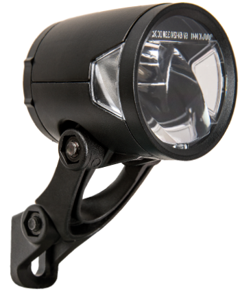 Koplamp Herrmans H-Black MR8 E 6-12 Volt - met houder - 180 lumen