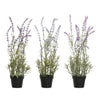 Decoris planta artificial lavanda h46cm violeta