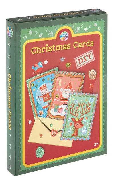 Creative craft group maak je eigen kerstkaarten - met 3 enveloppen en 3 stickervellen