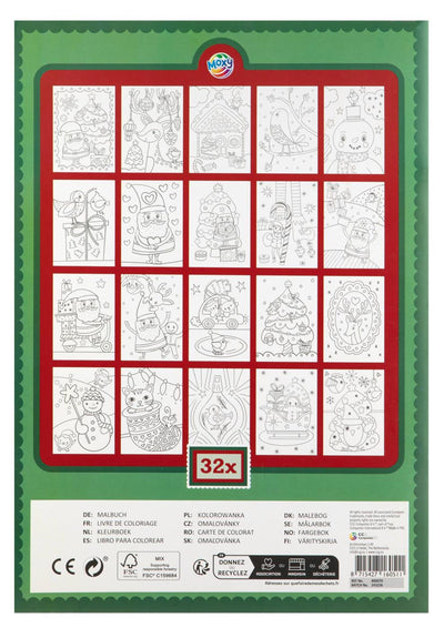 Creative craft group kleurboek kerstmis a4 - 32 vellen
